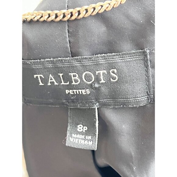 Talbots‎ Blazer gold colored crest buttons SZ: 8P - Picture 7 of 12